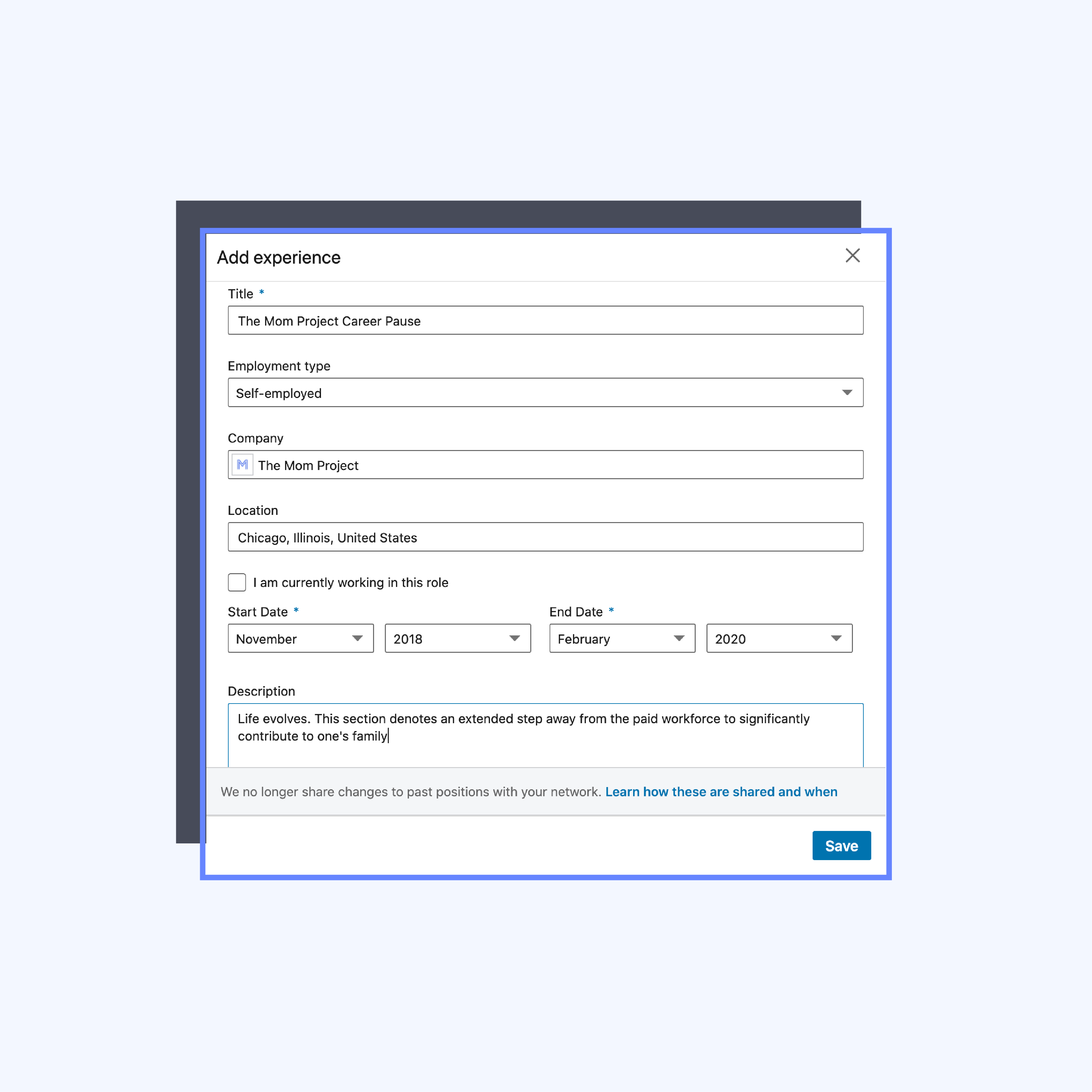 How to Add a Career Pause to Your LinkedIn Profile
